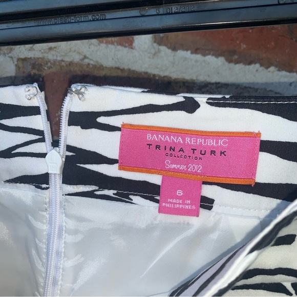 Trina Turk with Banana Republic Zebra Design Pencil Skirt - Picture 8 of 8